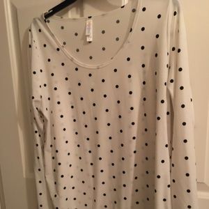 XL LuLaRoe black and white Lynnae